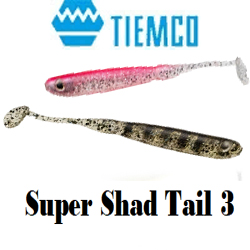 Tiemco PDL Super Shad Tail 3"