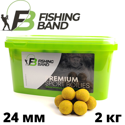 Fishing Band Бойлы растворимые прикормочные 24 мм 2 кг