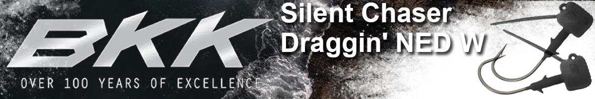 BKK Silent Chaser-Draggin' NED W. #1/0, Black