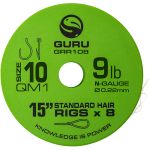 Поводок готовый Guru QM1 Standard Hair 15" №10 0,22мм