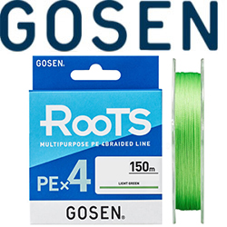 Gosen RooTS PE x4 Light Green 150m