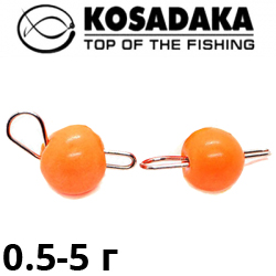 Kosadaka TJH-ROG Orange Glowing Груз чебурашка-шар вольфрам