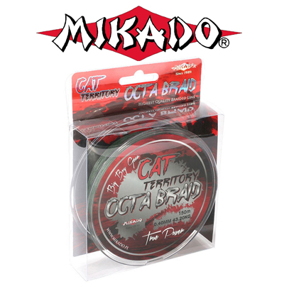 Mikado Cat Territory Octa Braid 150m Green