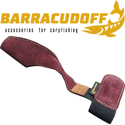 Barracudoff Напальчник с резинкой из замши Бордовый(бордо)