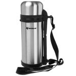 Термос Nisus (N-TM-012-G) 1500ML (дополнительная пластиковая чашка, складная ручка, ремень)