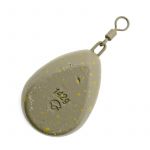 Грузило Korda Flat Pear Swivel Blister Gravel 4,0oz 112гр FPSG4