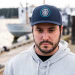 Кепка Grundens Icon Anchor Trucker, Charcoal, One Size
