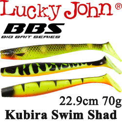 Lucky John 3D BBS Series Kubira Swim Shad 9.0"