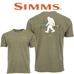 Simms Sasquatch T-Shirt, Military Heather