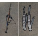Чехол-тубус для удилищ Mikado 3 + камерн., 140см, на подставке, серый (Арт.UWD-06-140-3-GY)