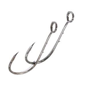 Крючок Metsui Fish Game Barbed цвет bln, размер № 6, в уп. 12 шт