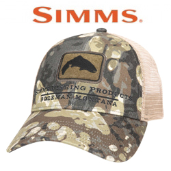 Simms Trout Icon Trucker, Riparian Camo