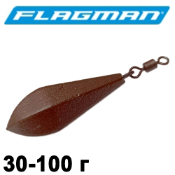 Flagman Brown ВР Грузило горизонт ушко вертлюг