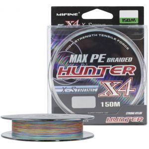 Леска плетёная Mifine Hunter X4 150m 50010-18