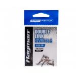 Фидерный двойной вертлюжок Flagman Double Link Swivels №12 5шт