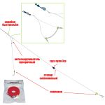Монтаж "Форелевый" зимний Smart Baits, 3гр, 0,31мм 2 поводка