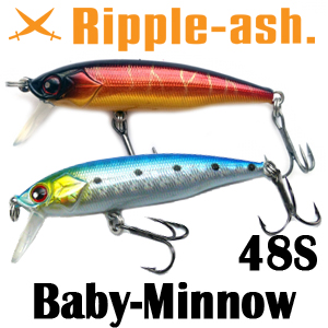 Ripple-Ash Baby-Minnow 48S