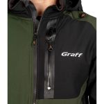 Куртка софтшелл Graff 561-S оливковая р-р 3XL