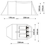 Палатка Canadian Camper Tanga 3 (цвет royal дуги 9,5 мм)