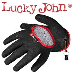 Lucky John BBS Перчатки обрезиненные