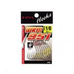 Офсетные крючки Hayabusa WRM951 #1 черный матовый (9)