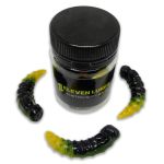 Силиконовая приманка 11Lures Leench 2" цвет Black Lemon