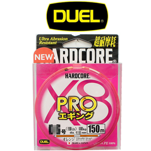 Duel PE Hardcore X8 Pro 150m Orange