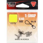 Застежка быстросъем Vido-Craft T-Snap (BLN) № 2, 10 шт/уп
