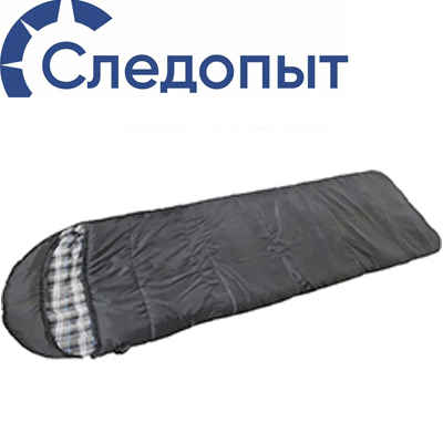 Спальный мешок с капюшоном Следопыт, 180+35х90см