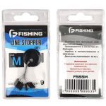 Стопор для лески F-Fishing Line Stopper черный Stick S 9шт