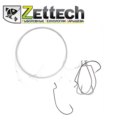 Отводной поводок Zettech 100% флюр. офсет.