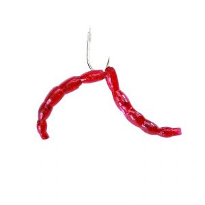 Силиконовая приманка Berkley мотыль Blood Worms EBPMWB