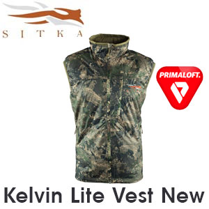 Sitka Kelvin Lite Vest New Optifade Ground Forest
