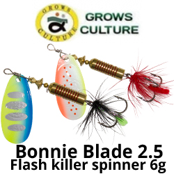 Grows Culture Bonnie Blade 2.5 Flash killer spinner 6g