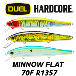 Duel Hardcore Minnow Flat 70 F R1357