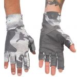 Перчатки Simms Solarflex Guide Glove, Hex Flo Camo Steel, XL
