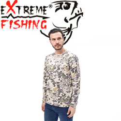 Extreme Fishing Addiction UPF 50+ Dune Camo