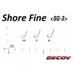Крючок одинарный Decoy Shore Fine SG-3 M