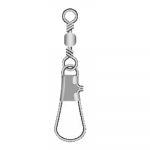 Вертлюги c застежкой Lucky John Pro Series Barrel And Interlock Black 014 10шт.