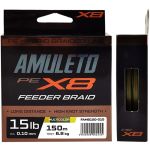 Шнур F-Fishing Amuleto Braid PE X8 Feeder 150m Multicolor 0,10мм 6,8кг/15lb