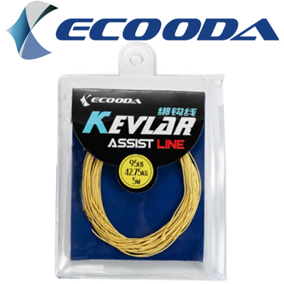 Ecooda Kevlar Assist Line Drag Power желтый
