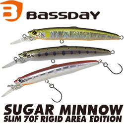 Bassday Sugar Minnow Slim 70F Rigid Area Edition