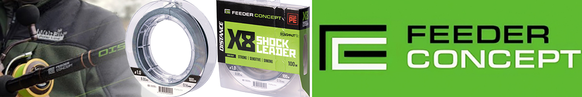 Feeder Concept Distance х8 Shock Leader Dark Gray 100m