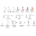 Коробка пластиковая для крючков BKK Armorpoint OCD KIT - EU Predator Pike (D-ST-0103) - M (1шт)