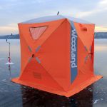 Палатка зимняя Woodland Ice fish 2, 165х165х185 см (оранжевый) NEW