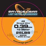 Поводковый материал Savagear 49Strand 25lbs 10m 20pcs 1.2mm 48828