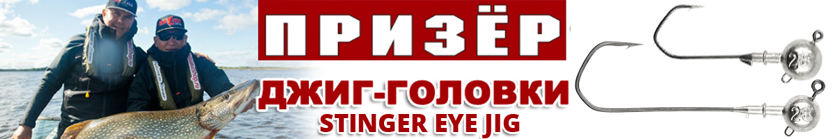 Призёр джиг-головка Stinger Eye Jig на крючке VD-079 №6/0