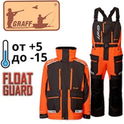 Graff 215-О-В-11 (поплавок, до -15 гр., Bratex 8000, оранжево-черный)