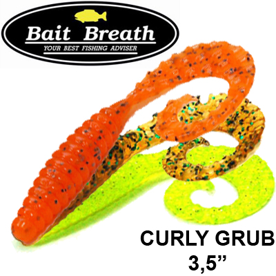 Bait Breath Curly Grub 3.5"