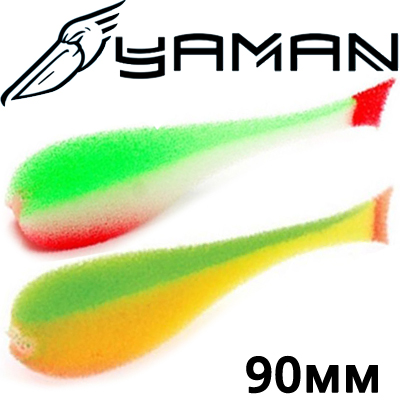 Поролоновая приманка Yaman с силиконовой вставкой 90мм